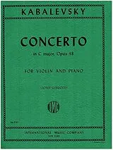 Dmitri Kabalewski Notenblätter Concerto C major op.48