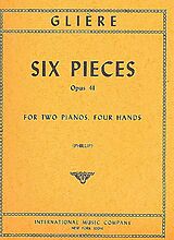 Reinhold Glière Notenblätter Six pieces op.41