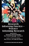 Livre Relié Research Informing Practice-Practice Informing Research de 