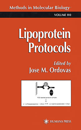 Couverture cartonnée Lipoprotein Protocols de Jose M. Ordovas