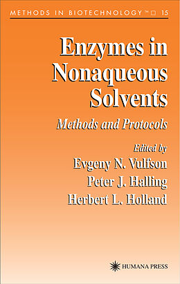 Kartonierter Einband Enzymes in Nonaqueous Solvents von 