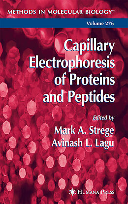Kartonierter Einband Capillary Electrophoresis of Proteins and Peptides von 