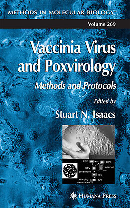 Kartonierter Einband Vaccinia Virus and Poxvirology von 