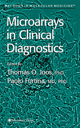 Couverture cartonnée Microarrays in Clinical Diagnostics de Thomas O. Joos