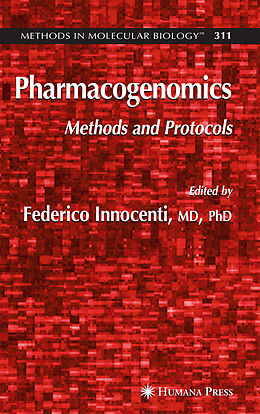 Kartonierter Einband Pharmacogenomics von 