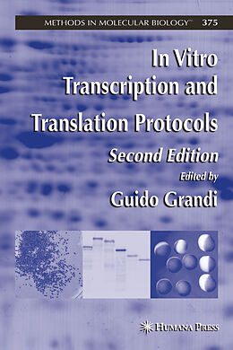Kartonierter Einband In Vitro Transcription and Translation Protocols von 