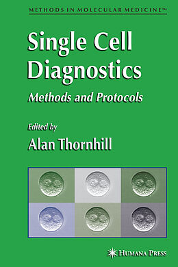 Couverture cartonnée Single Cell Diagnostics de Alan R. Thornhill