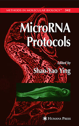 Kartonierter Einband MicroRNA Protocols von 