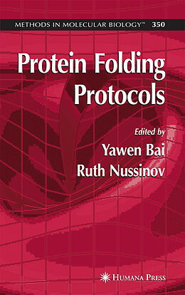 Kartonierter Einband Protein Folding Protocols von Yawen Bai