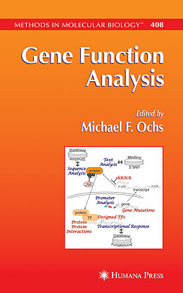 Kartonierter Einband Gene Function Analysis von Michael F. Ochs