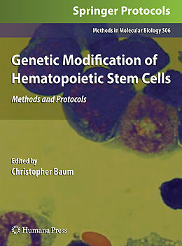 Kartonierter Einband Genetic Modification of Hematopoietic Stem Cells von 