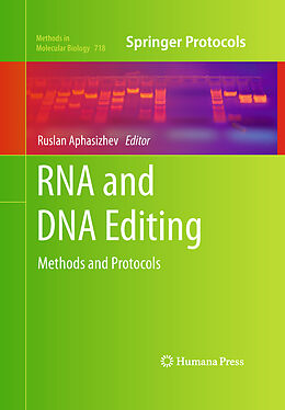 Fester Einband RNA and DNA Editing von 