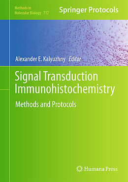 Fester Einband Signal Transduction Immunohistochemistry von 