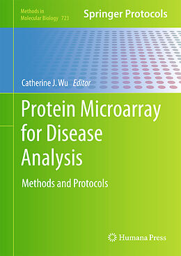 Fester Einband Protein Microarray for Disease Analysis von 