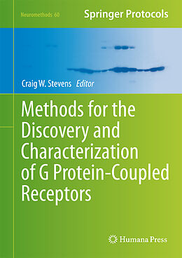 Livre Relié Methods for the Discovery and Characterization of G Protein-Coupled Receptors de 