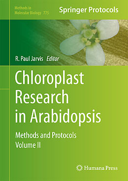 Fester Einband Chloroplast Research in Arabidopsis von 