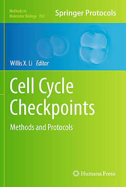 Fester Einband Cell Cycle Checkpoints von 