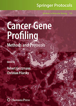 Kartonierter Einband Cancer Gene Profiling von 