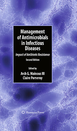 Couverture cartonnée Management of Antimicrobials in Infectious Diseases de 