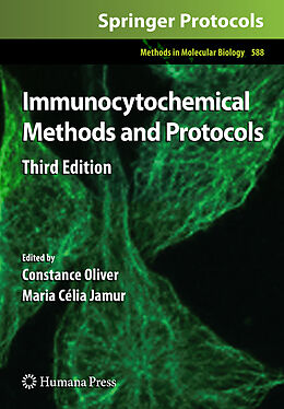 Kartonierter Einband Immunocytochemical Methods and Protocols von 