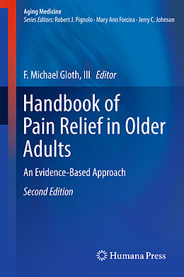 Couverture cartonnée Handbook of Pain Relief in Older Adults de 