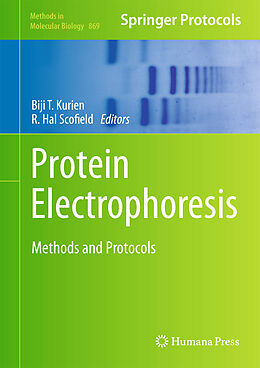 Livre Relié Protein Electrophoresis de Biji T. Kurien