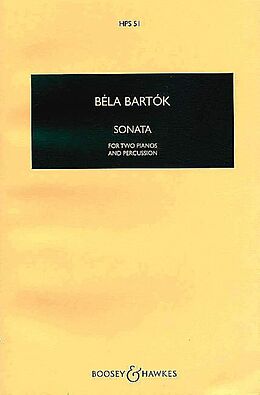 Béla Bartók Notenblätter Sonate HPS 51
