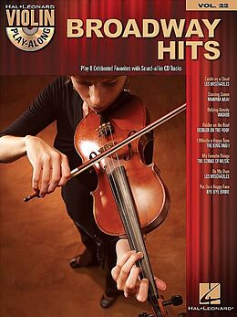 Kartonierter Einband Broadway Hits: Violin Play-Along Volume 22 von 