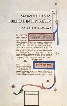 eBook (pdf) Maimonides as a Biblical Interpreter de Sara Klein-Braslavy