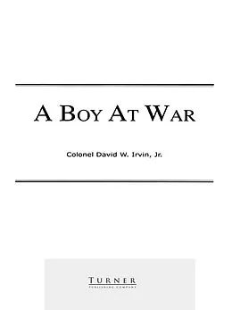 E-Book (epub) A Boy at War von David W. Irvin