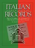 E-Book (epub) Italian Genealogical Records von Trafford R. Cole