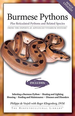 eBook (epub) Burmese Pythons de Philippe De Vosjoli, Roger Klingenberg