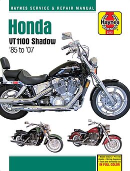 Couverture cartonnée Honda VT1100 Shadow Service And Repair Manual de Haynes Publishing