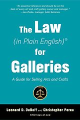 eBook (epub) Law (in Plain English) for Galleries de Leonard D. DuBoff, Christopher Perea