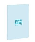 Livre Relié Teneues - A5 Notebook: Pastel Blue, 140 Lined Pages, Raw Sewn Spine, Lays Flat de 