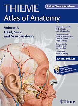 Fester Einband Head, Neck, and Neuroanatomy (THIEME Atlas of Anatomy), Latin nomenclature von Michael Schuenke, Erik Schulte, Udo Schumacher