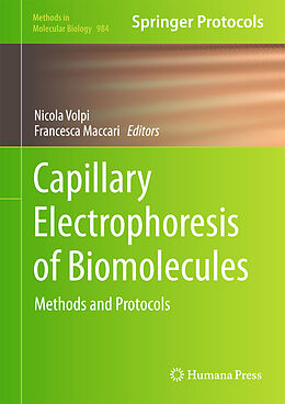 Livre Relié Capillary Electrophoresis of Biomolecules de 