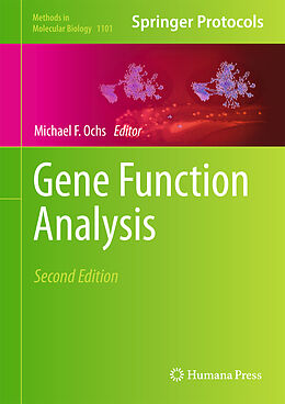 Fester Einband Gene Function Analysis von 