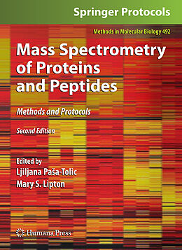 Kartonierter Einband Mass Spectrometry of Proteins and Peptides von 