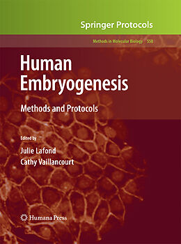 Kartonierter Einband Human Embryogenesis von 