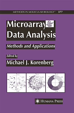 Kartonierter Einband Microarray Data Analysis von Michael J Korenberg
