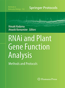Kartonierter Einband RNAi and Plant Gene Function Analysis von 