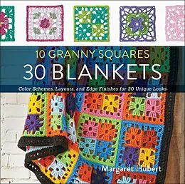 E-Book (epub) 10 Granny Squares, 30 Blankets von Margaret Hubert