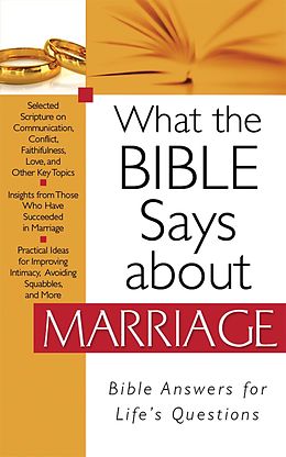 eBook (epub) What the Bible Says about Marriage de Barbour Publishing