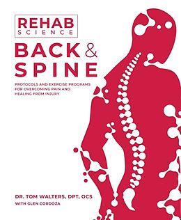 Couverture cartonnée Rehab Science: Back and Spine de Walters Tom