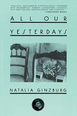 E-Book (epub) All Our Yesterdays von Natalia Ginzburg