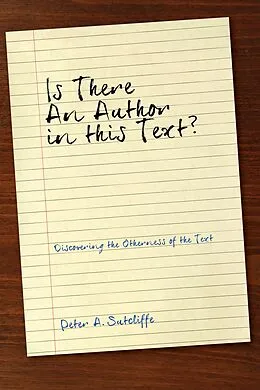 E-Book (epub) Is There an Author in This Text? von Peter A. Sutcliffe