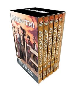 Couverture cartonnée Attack on Titan Season 3 Part 1 Manga Box Set de Hajime Isayama