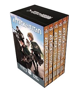 Couverture cartonnée Attack on Titan Season 3 Part 2 Manga Box Set de Hajime Isayama