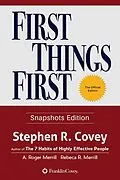 E-Book (epub) First Things First von Stephen R. Covey, A. Roger Merrill